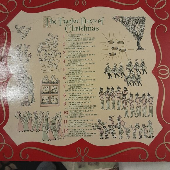 Antique " The 12 Days of Christmas" Ornament Collection - Picture 2 of 7